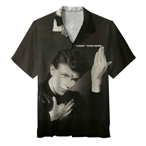David Bowie. Rebel, genius, icon—miss him dearly.| Unisex Hawaiian Shirt