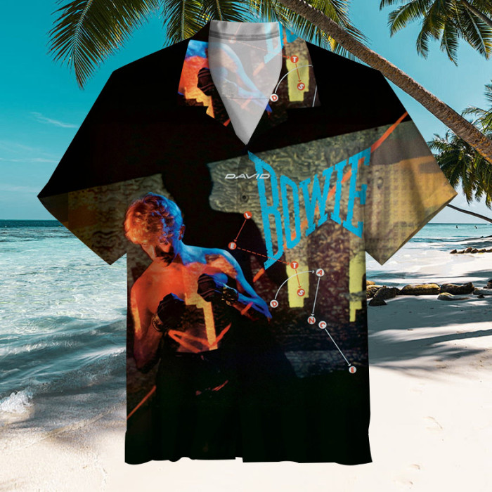 David Bowie. Rebel, genius, icon—miss him dearly.| Unisex Hawaiian Shirt