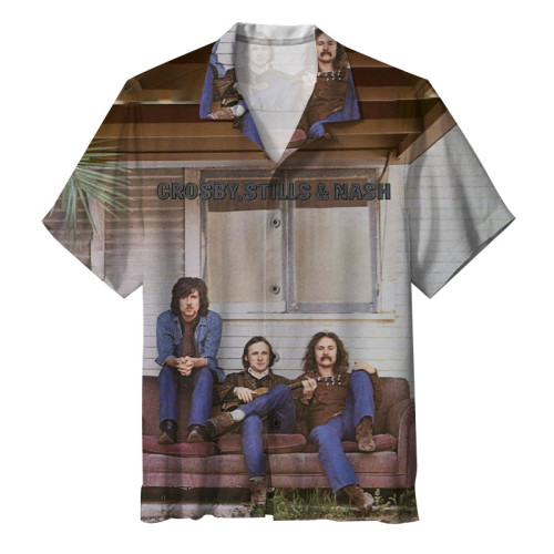 Crosby, Stills, Nash & Young (CSNY).Soundtrack of our lives.| Unisex Hawaiian Shirt