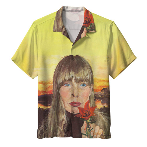 Joni Mitchell.Her music is my life's soundtrack.| Unisex Hawaiian Shirt