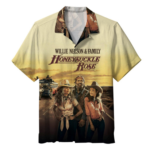 Willie Nelson.The king of country music.| Unisex Hawaiian Shirt