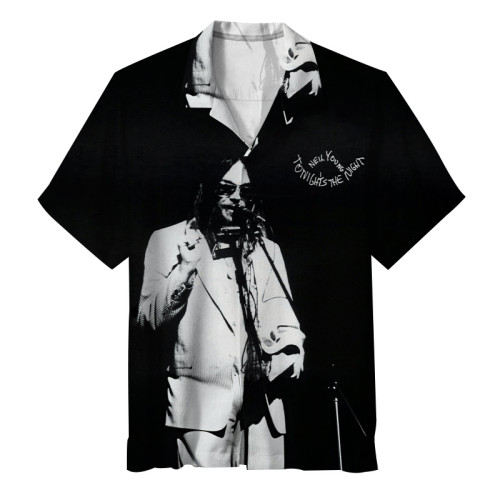 Neil Young.His music never gets old.| Unisex Hawaiian Shirt