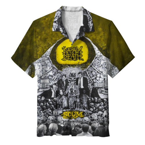 Napalm Death.The original grind.| Unisex Hawaiian Shirt
