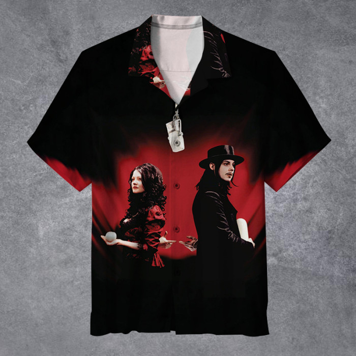 The White Stripes.Jack White? An absolute guitar god.| Unisex Hawaiian Shirt
