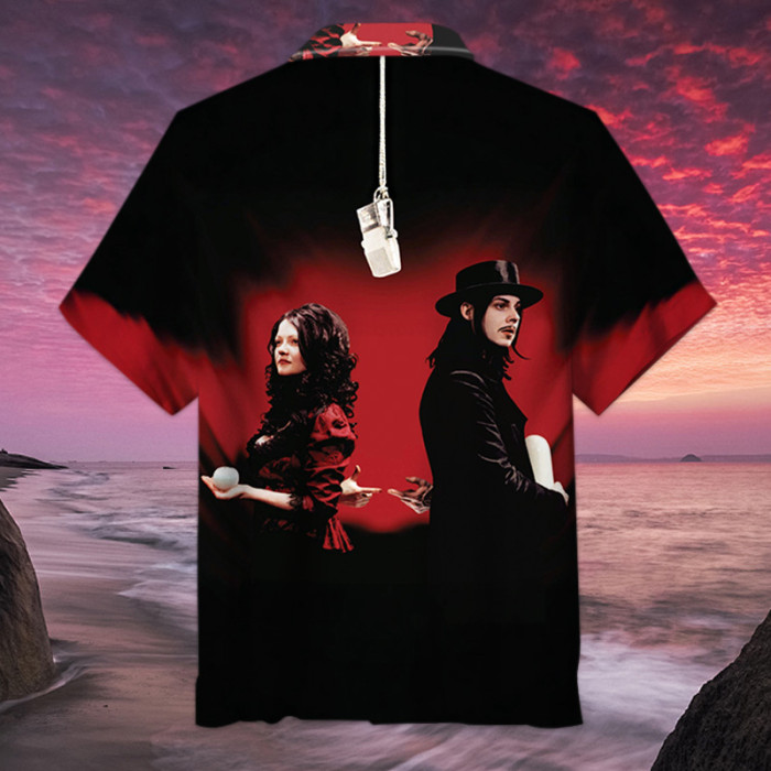 The White Stripes.Jack White? An absolute guitar god.| Unisex Hawaiian Shirt