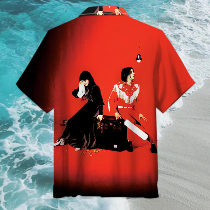 The White Stripes.Jack White? An absolute guitar god.| Unisex Hawaiian Shirt