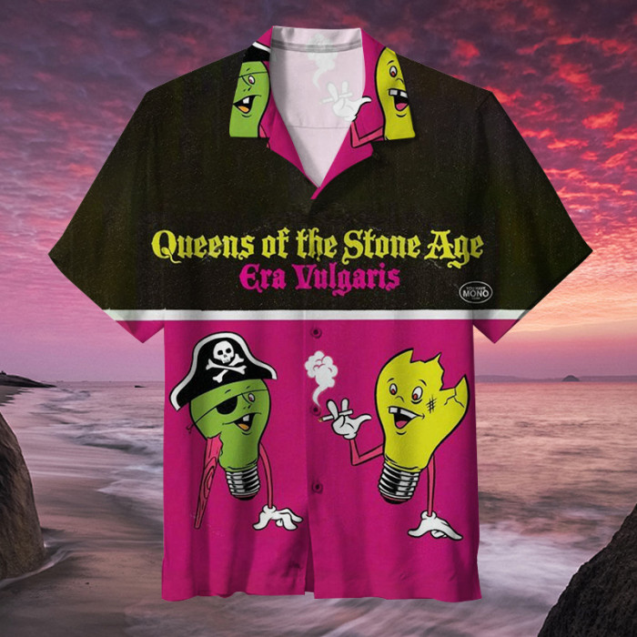 Queens of the Stone Age.Kings of the desert rock scene.| Unisex Hawaiian Shirt