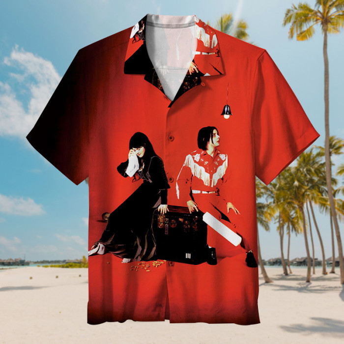 The White Stripes.Jack White? An absolute guitar god.| Unisex Hawaiian Shirt