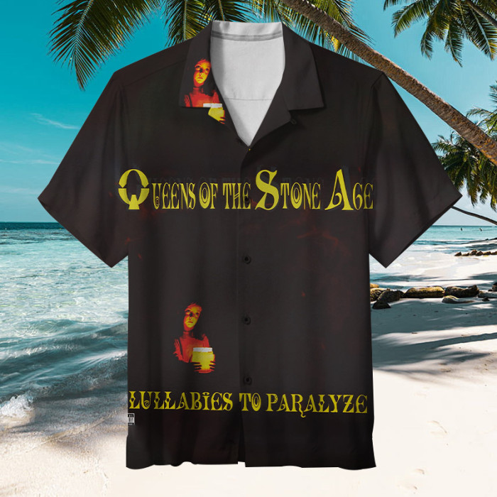 Queens of the Stone Age.Kings of the desert rock scene.| Unisex Hawaiian Shirt