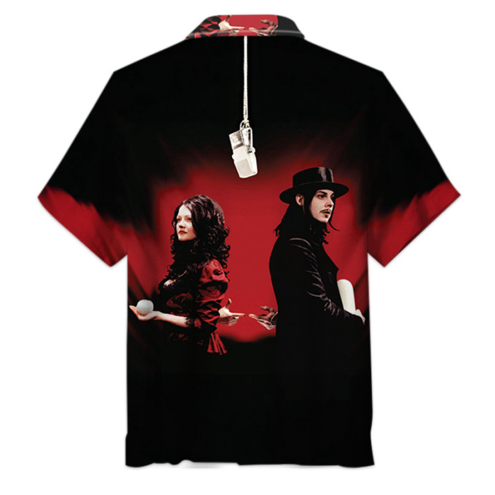 The White Stripes.Jack White? An absolute guitar god.| Unisex Hawaiian Shirt