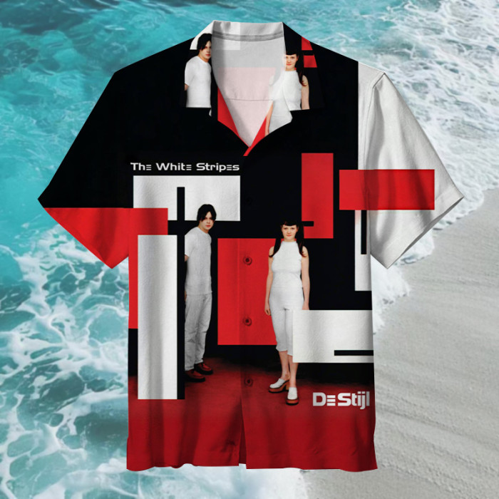 The White Stripes.Jack White? An absolute guitar god.| Unisex Hawaiian Shirt