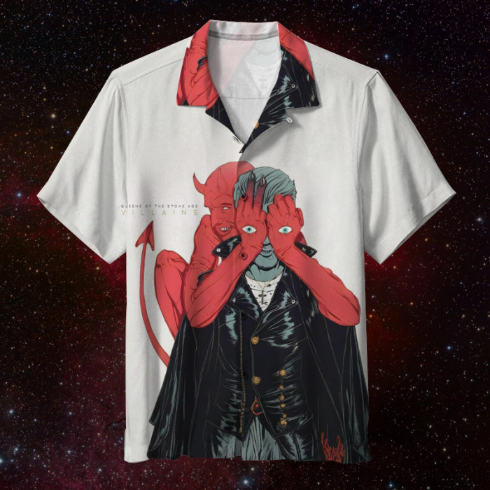 Queens of the Stone Age.Kings of the desert rock scene.| Unisex Hawaiian Shirt