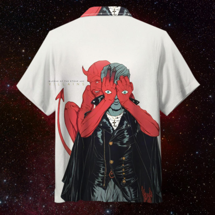 Queens of the Stone Age.Kings of the desert rock scene.| Unisex Hawaiian Shirt