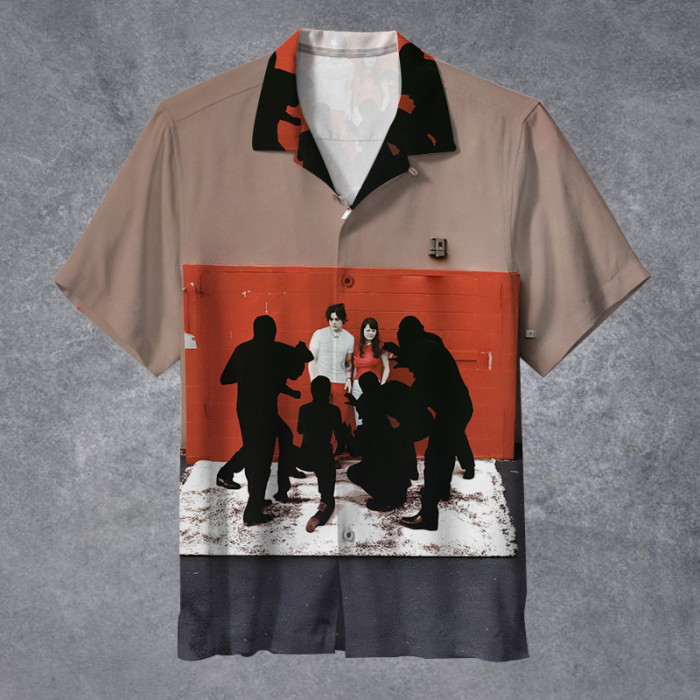 The White Stripes.Jack White? An absolute guitar god.| Unisex Hawaiian Shirt