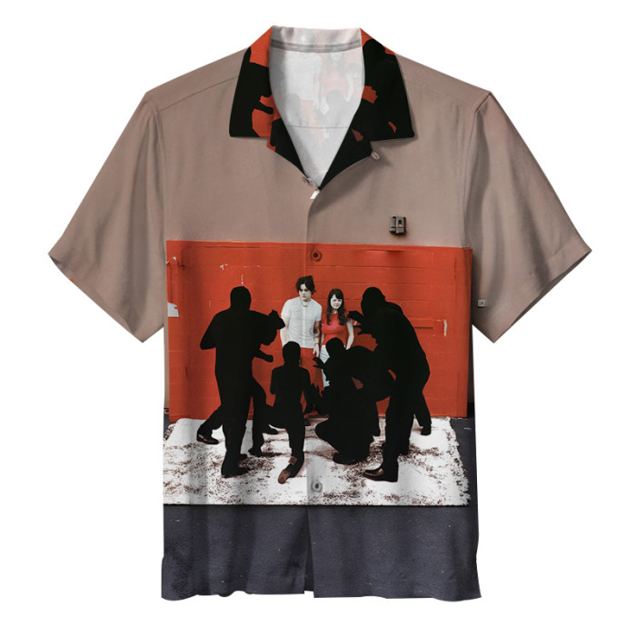 The White Stripes.Jack White? An absolute guitar god.| Unisex Hawaiian Shirt