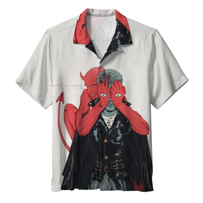 Queens of the Stone Age.Kings of the desert rock scene.| Unisex Hawaiian Shirt