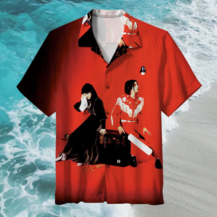 The White Stripes.Jack White? An absolute guitar god.| Unisex Hawaiian Shirt