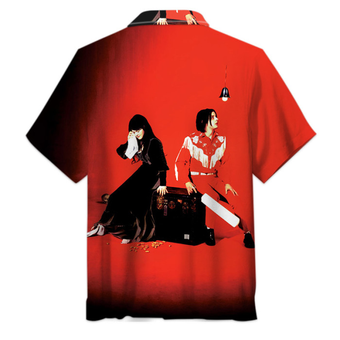 The White Stripes.Jack White? An absolute guitar god.| Unisex Hawaiian Shirt
