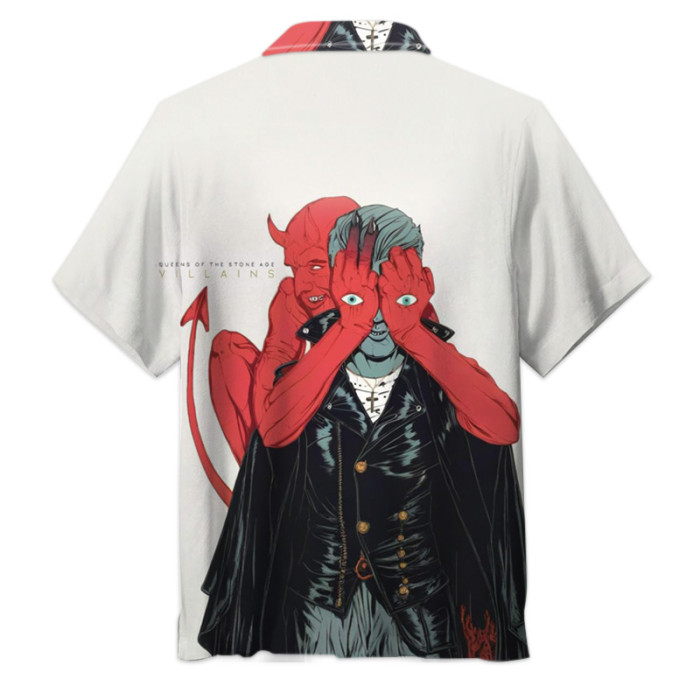 Queens of the Stone Age.Kings of the desert rock scene.| Unisex Hawaiian Shirt