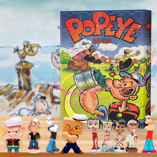 Popeye is an icon! Spinach for the win!|Advent Calendar -- The One With 24 Little Doors