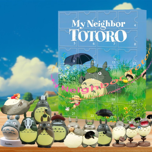 My Neighbor Totoro.My comfort anime! |Advent Calendar -- The One With 24 Little Doors