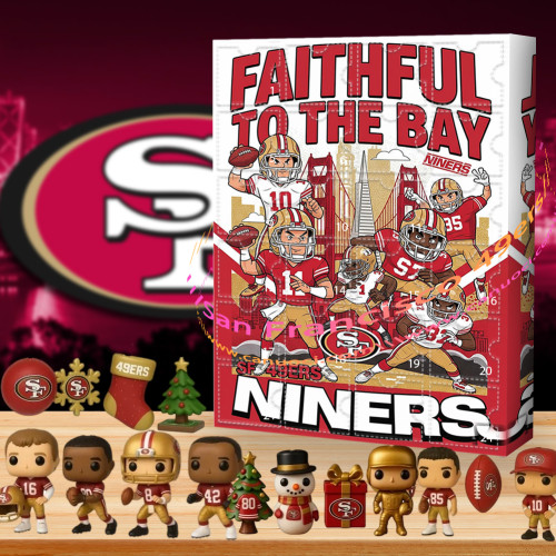 San Francisco 49ers.Bang Bang Niner Gang!|Advent Calendar -- The One With 24 Little Doors
