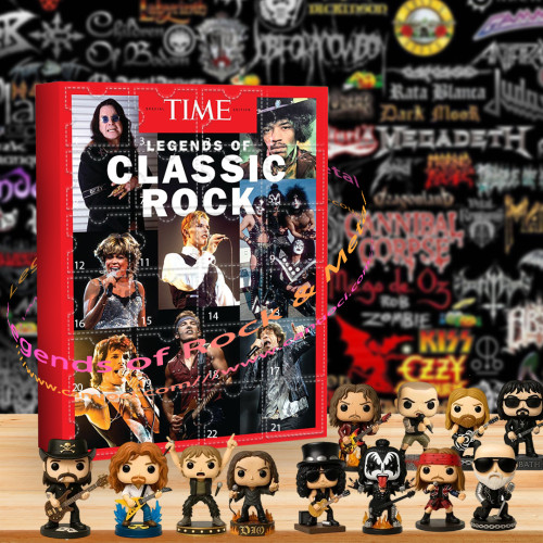 Legends of Rock & Metal.They're the gods of rock!|Advent Calendar -- The One With 24 Little Doors
