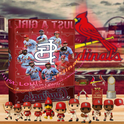 St. Louis Cardinals.Best fans in baseball!|Advent Calendar -- The One With 24 Little Doors