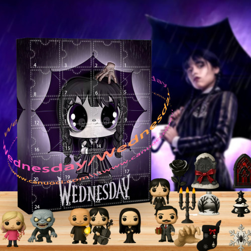 Wednesday is my spirit animal.|Advent Calendar -- The One With 24 Little Doors