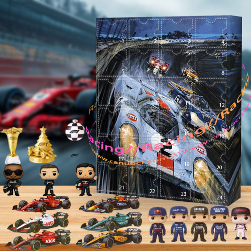 Racing.Pure adrenaline rush.|Advent Calendar -- The One With 24 Little Doors