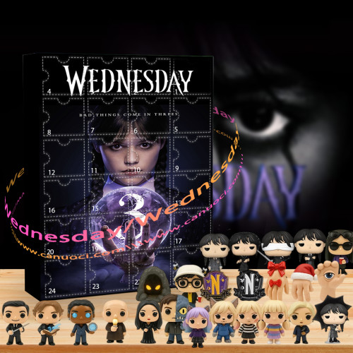 Wednesday Addams is my new obsession.|Advent Calendar -- The One With 24 Little Doors