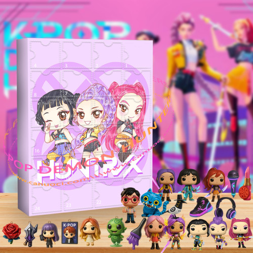 K-POP DEMON HUNTERS.They're perfect.|Advent Calendar -- The One With 24 Little Doors