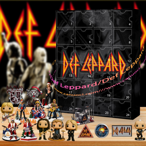 Def Leppard.Their energy is unreal.|Advent Calendar -- The One With 24 Little Doors