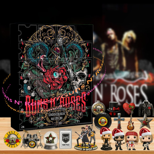 Guns N' Roses.Pure energy and attitude!|Advent Calendar -- The One With 24 Little Doors
