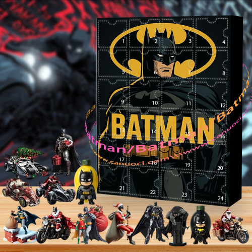Batman,No superpowers, just sheer will.|Advent Calendar -- The One With 24 Little Doors