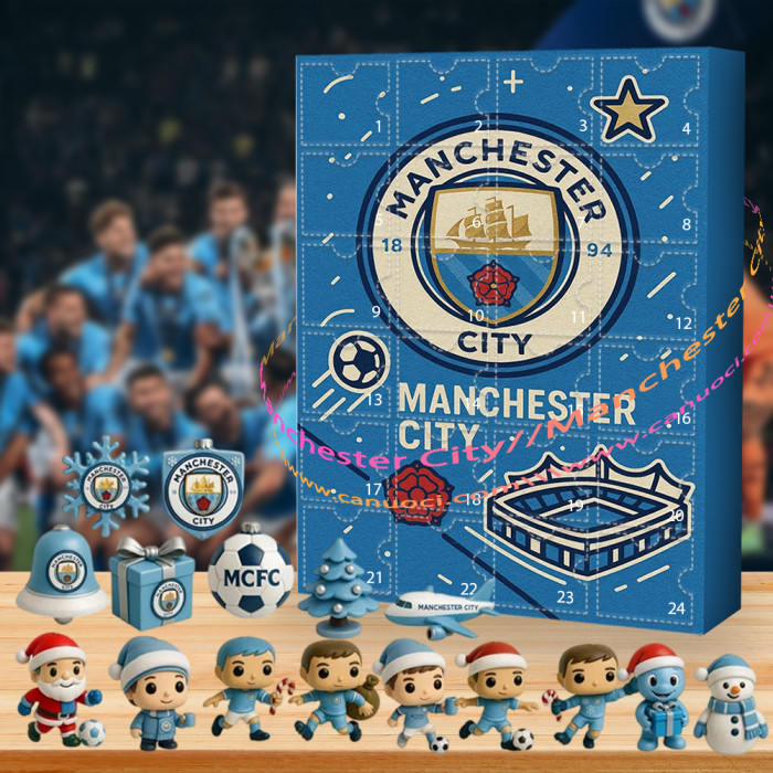 Manchester City.What a time to be a Blue!|Advent Calendar -- The One With 24 Little Doors