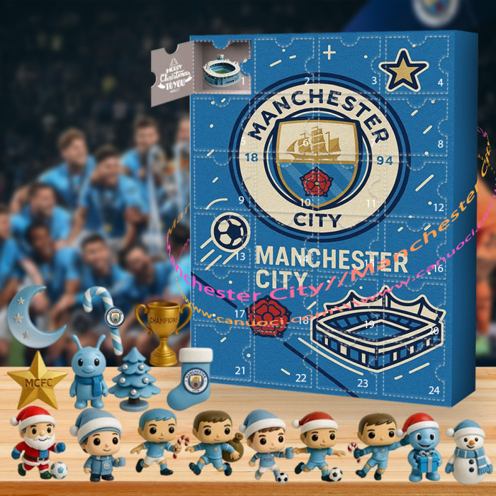 Manchester City.What a time to be a Blue!|Advent Calendar -- The One With 24 Little Doors
