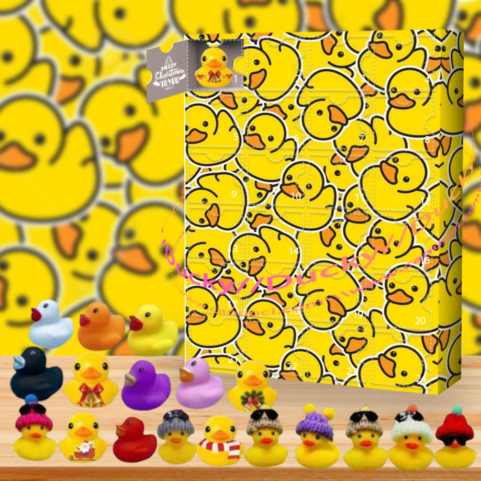 Ducky is the cutest.|Advent Calendar -- The One With 24 Little Doors