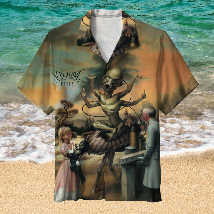Screaming Trees.Still got all their records!| Unisex Hawaiian Shirt
