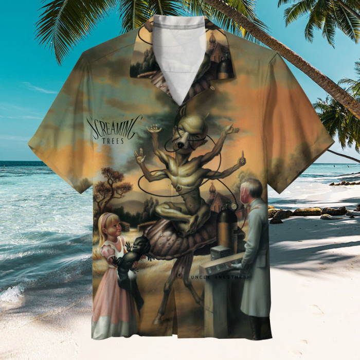 Screaming Trees.Still got all their records!| Unisex Hawaiian Shirt