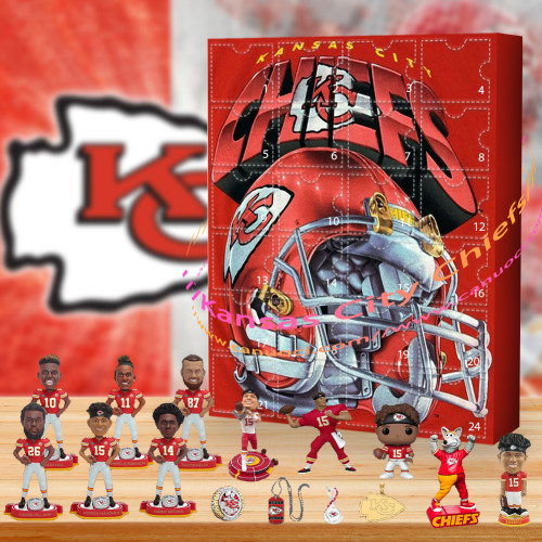 Kansas City Chiefs.The heart of a champion!|Advent Calendar -- The One With 24 Little Doors