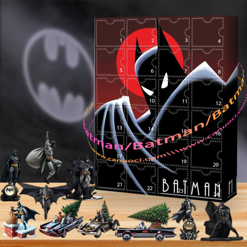 Batman.More than a hero. He's a symbol.|Advent Calendar -- The One With 24 Little Doors