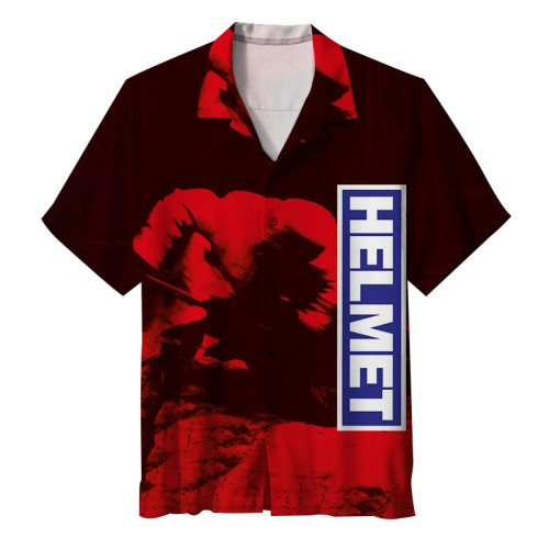Helmet.The holy grail of alternative rock.| Unisex Hawaiian Shirt