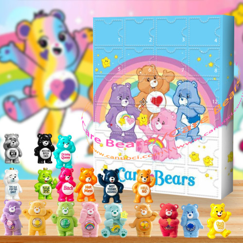 Care Bears.My inner child feels so seen.|Advent Calendar -- The One With 24 Little Doors