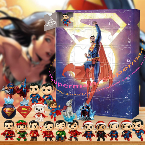 Superman.He gives us hope.|Advent Calendar -- The One With 24 Little Doors