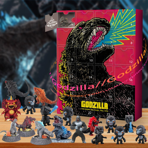 Godzilla. Incredible to watch.|Advent Calendar -- The One With 24 Little Doors