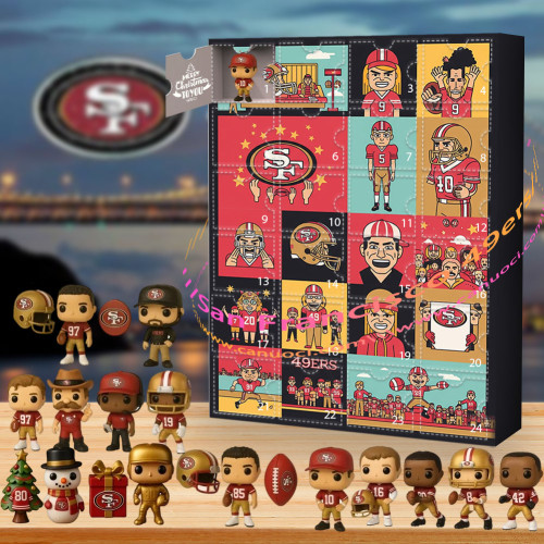 San Francisco 49ers.Bring another trophy home!|Advent Calendar -- The One With 24 Little Doors