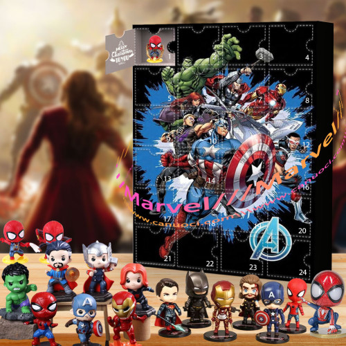 Marvel.They've built an incredible universe.|Advent Calendar -- The One With 24 Little Doors