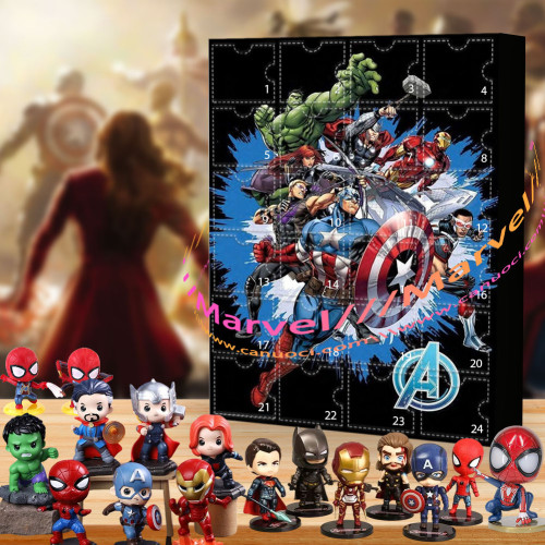 Marvel.They've built an incredible universe.|Advent Calendar -- The One With 24 Little Doors