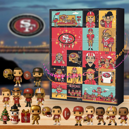 San Francisco 49ers.Bring another trophy home!|Advent Calendar -- The One With 24 Little Doors
